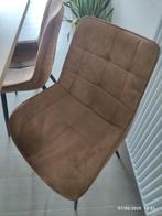 Eettafel 90x200 met 6 eettafelstoelen, Ophalen, Zo goed als nieuw