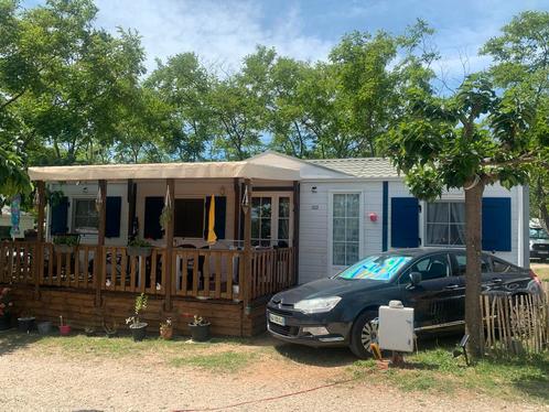 Mobilhome Chalet sur parcelle Mont Ventoux, Caravans en Kamperen, Caravans, Particulier, tot en met 6, 8 meter en meer, Ophalen of Verzenden