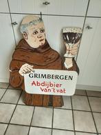 houten reclamebord grimbergen, Verzamelen, Ophalen, Reclamebord