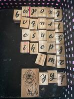 Pakket stempels en inkt, Hobby en Vrije tijd, Ophalen, Zo goed als nieuw