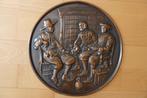 Assiette Ancienne en Cuivre : Diam. 28 cm., Antiquités & Art, Antiquités | Bronze & Cuivre, Enlèvement, Cuivre