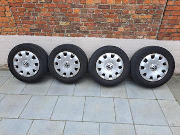 Banden Met Velgen Hankook 195/65R15  91V.  Diepte 6-7 mm.  beschikbaar voor biedingen