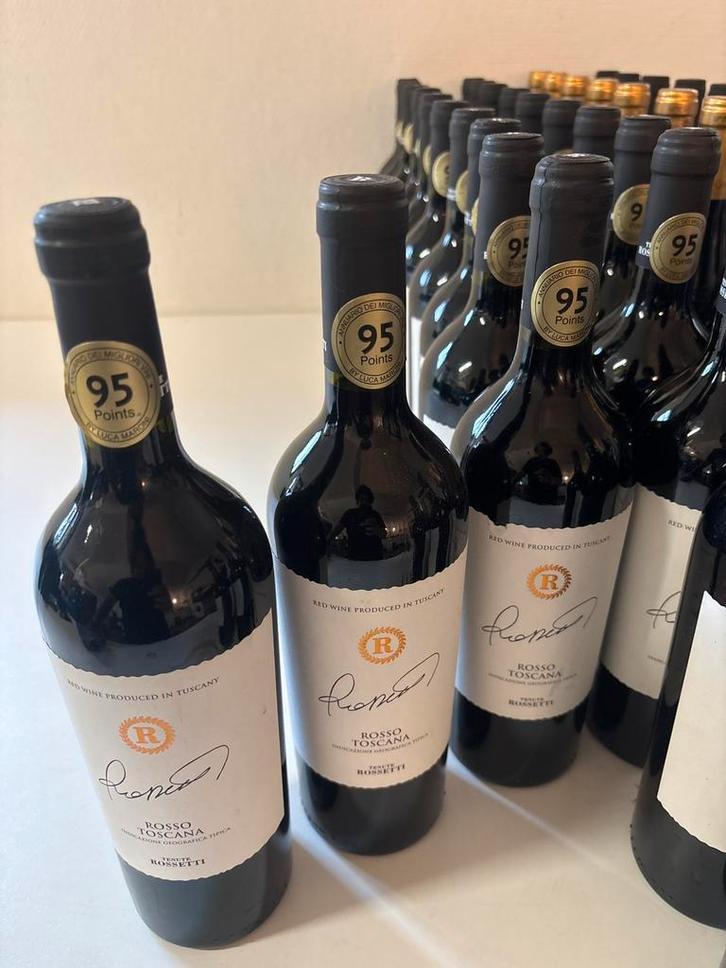 Partij Rosso Toscana – 24 flessen – Tenute Rossetti, Verzamelen, Wijnen, Nieuw, Ophalen