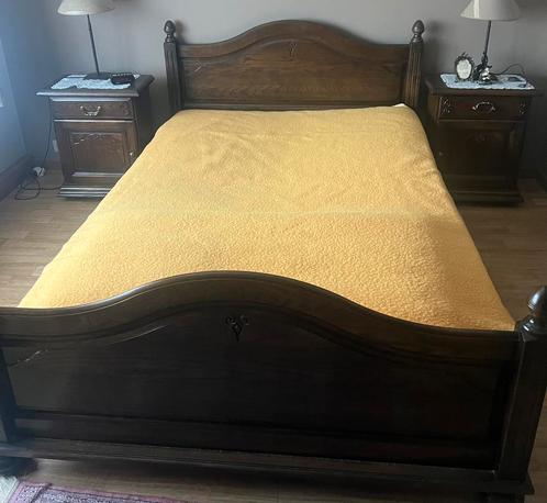 Eiken slaapkamer, Huis en Inrichting, Slaapkamer | Complete slaapkamers, Zo goed als nieuw, Ophalen
