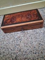 Art Deco Houten Juwelen  kistje, Antiek en Kunst, Curiosa en Brocante, Ophalen