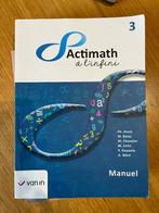 Actimath à l'infini 3, Livres, Secondaire, Mathématiques A, VAN IN, Enlèvement ou Envoi