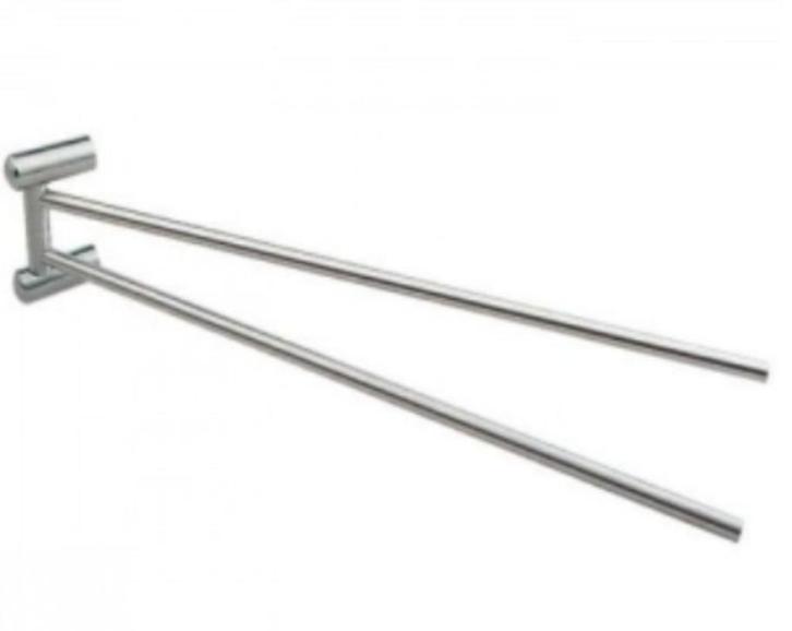 Haceka Silence RVS Draaibare Handdoekhouder – 2-armig nieuw, Huis en Inrichting, Badkamer | Badtextiel en Accessoires, Nieuw, Handdoekenrek