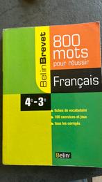 800 mots pour réussir FRANÇAIS, Livres, Enlèvement, Utilisé, Secondaire, Français