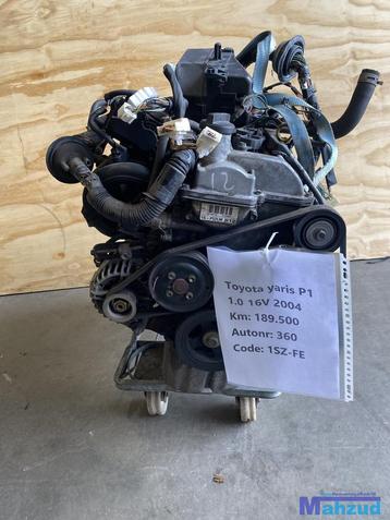 TOYOTA YARIS P1 1.0 1SZFE Motor motorblok beschikbaar voor biedingen