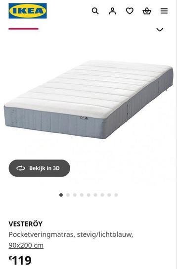 Vesteroy matras Ikea 90x200cm beschikbaar voor biedingen