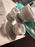 3 vintage marmer eierdopjes, Ophalen, Huis en Inrichting