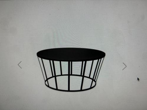 Table basse Hollo - Gris anthracite, Huis en Inrichting, Tafels | Salontafels, Zo goed als nieuw, Minder dan 50 cm, 50 tot 100 cm
