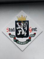 Tegeltje stad Gent 'hou ende trou' vintage, Ophalen of Verzenden, Zo goed als nieuw