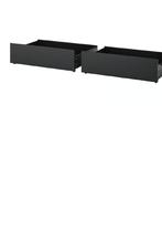 4 tiroirs de rangement pour lit haut (noir), Maison & Meubles, Enlèvement, Utilisé, Noir