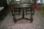 antieke eiken  tafel + 6 stoelen, Huis en Inrichting, Ophalen of Verzenden, Gebruikt