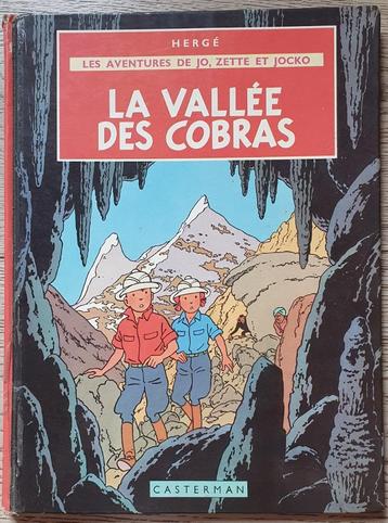 Les Aventures de Jo, Zette et Jocko 5. La vallée des cobras beschikbaar voor biedingen