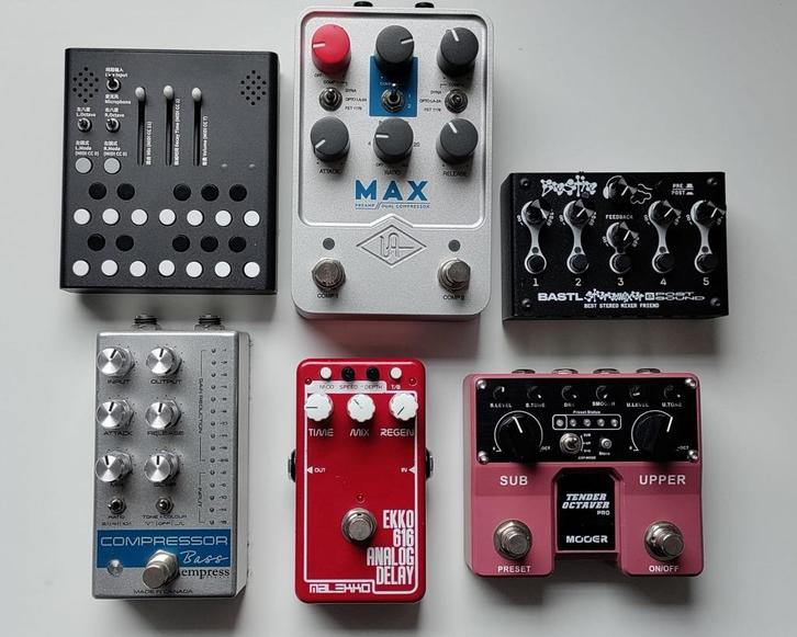UAFX, Empress, Bastl, Malekko, Mooer, Meng Qi FX, Muziek en Instrumenten, Effecten, Zo goed als nieuw, Chorus, Delay of Echo, Distortion, Overdrive of Fuzz