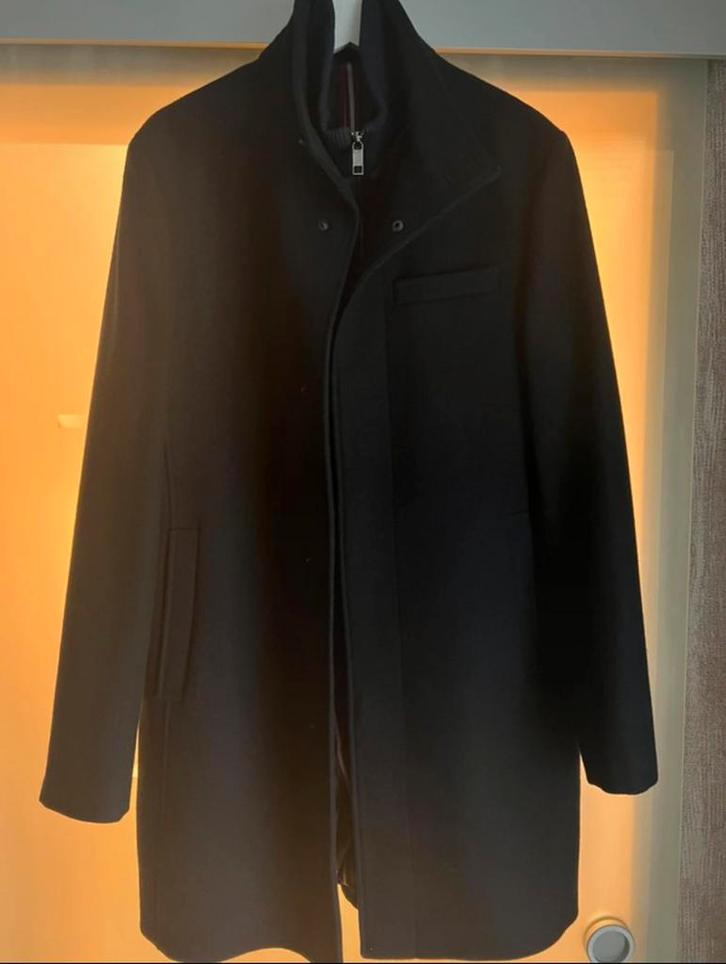 Jas heren Ted Baker Maat M donkerblauw, Kleding | Heren, Jassen | Winter, Zo goed als nieuw, Maat 48/50 (M), Blauw, Ophalen of Verzenden