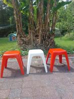 Retro/space ace/3 krukje/jaren 70/kunststof/18€ voor set 3, Ophalen of Verzenden, Zo goed als nieuw, Kunststof