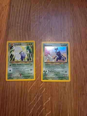 Neo Genesis Pokémon lot – 2 holo’s + 2rares + 38 kaartenn beschikbaar voor biedingen