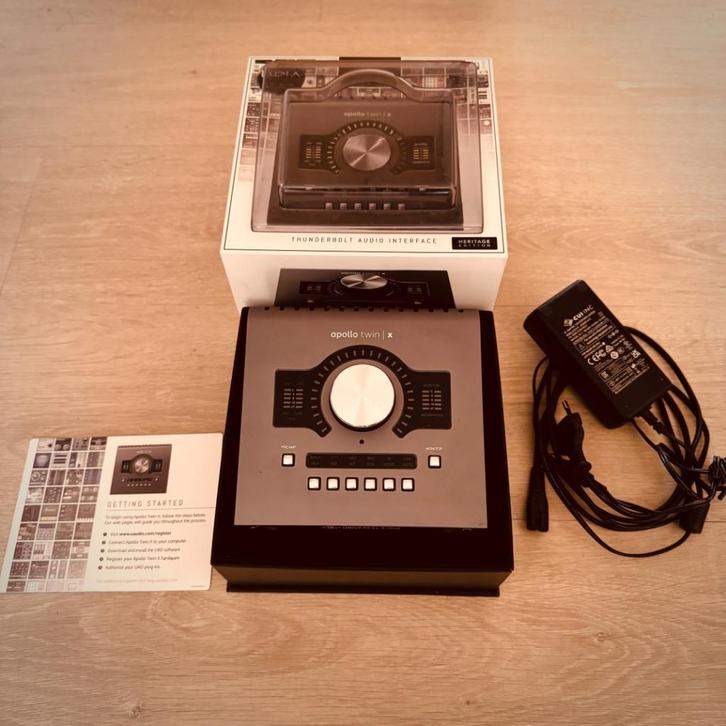 Apollo Twin X Duo Heritage Audio Interface + Decksaver, Audio, Tv en Foto, Professionele apparaten, Zo goed als nieuw, Audio, Ophalen of Verzenden