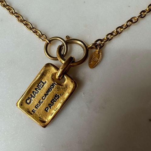Chanel vintage ketting 31 Rue Cambon, Handtassen en Accessoires, Kettingen, Gebruikt, Overige materialen, Goud, Ophalen of Verzenden