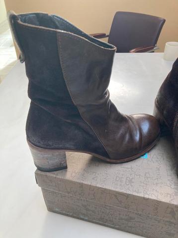 Bottes « Mamo main en Italie, Mamo, handmade in italy, Comme neuf, Brun, Enlèvement
