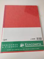 Cahier ligné exacompta rouge, Enlèvement, Neuf