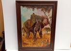 schilderij gesigneerd beeld olifant, Ophalen