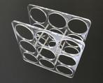 Vintage plexi design wijnrek, Maison & Meubles, Enlèvement ou Envoi, Synthétique