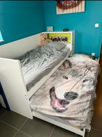 Eenpersoonsbed met logeerbed, Ophalen, Gebruikt, Eenpersoons