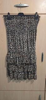 Strapless jurk met luipaardprint, Ophalen of Verzenden, Nieuw, Bruin, Boven de knie