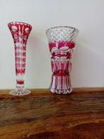 Lot de 2 vases en cristal St Lambert, Antiquités & Art, Antiquités | Verre & Cristal, Enlèvement