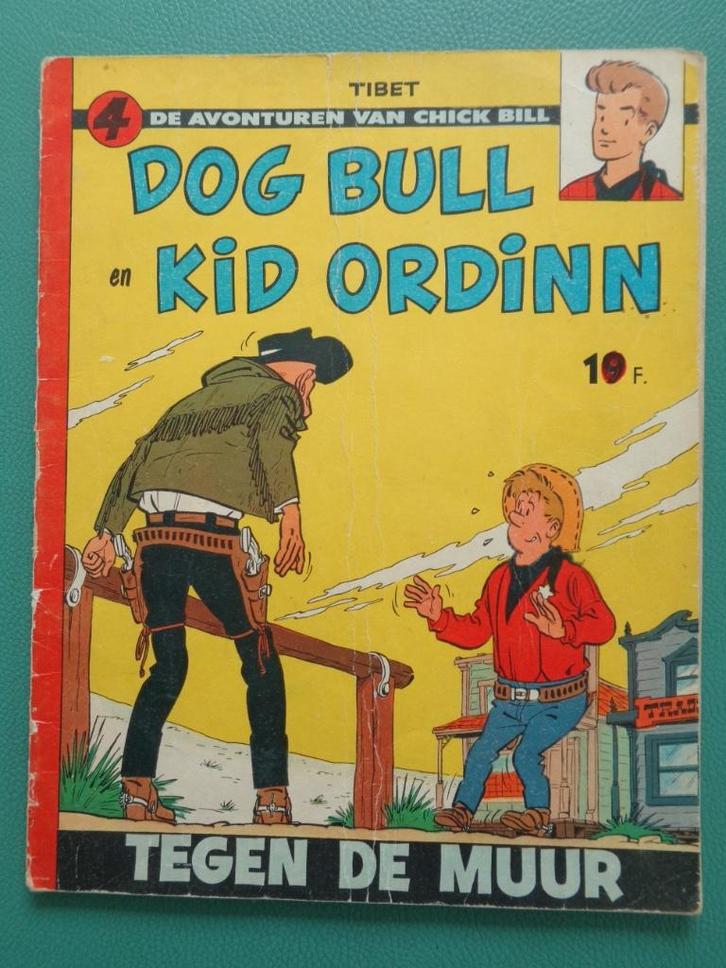 Chick Bill - Tegen de Muur - 1e druk 1959, Boeken, Stripverhalen, Ophalen of Verzenden