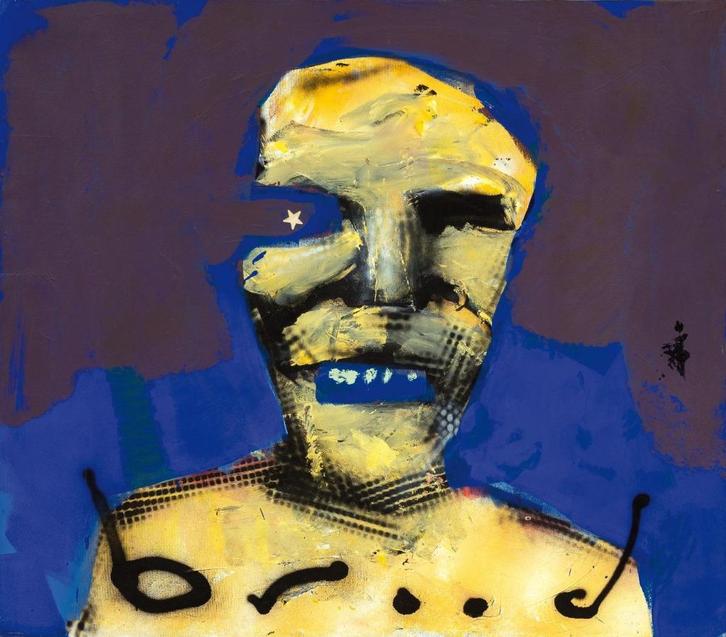 Herman Brood - Head (origineel werk), Antiek en Kunst, Kunst | Schilderijen | Modern, Ophalen of Verzenden