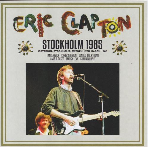 2 CD's Eric Clapton - Live in Stockholm 1985, Cd's en Dvd's, Cd's | Rock, Nieuw in verpakking, Poprock, Verzenden