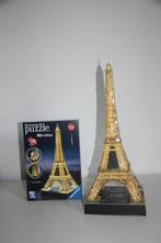 Ravensburger 3d puzzel eiffel toren frankrijk night 216st, Verzenden, Minder dan 500 stukjes, Gebruikt, Rubik's of 3D-puzzel