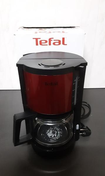 Koffiezet , Tefal filter Coffee maker , wijnrode kleur.