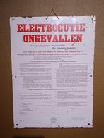 Wandplaat in blik electrocutie, Enlèvement ou Envoi