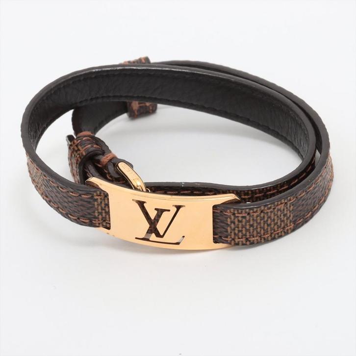 Louis Vuitton armband, Handtassen en Accessoires, Armbanden, Gebruikt, Leer, Bruin, Verzenden