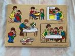 Houten inlegpuzzel, Kinderen en Baby's, Ophalen of Verzenden, Zo goed als nieuw, Van hout