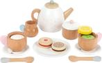 Houten theeservies modern, Ophalen of Verzenden, Nieuw, Hout, Speelkeuken-accessoire