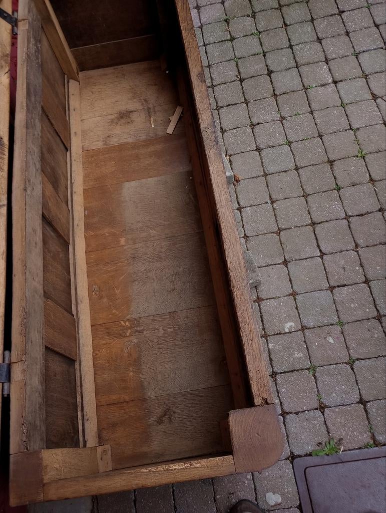 Eikenhouten kist, Antiek en Kunst, Antiek | Meubels | Kasten, Ophalen