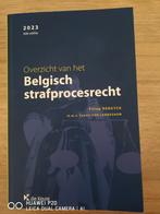 Overzicht van het Belgisch strafprocesrecht, Boeken, Ophalen of Verzenden, Zo goed als nieuw