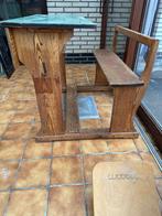 Vintage schoolbank, Enlèvement, Utilisé, Bureau