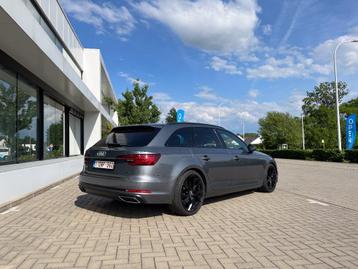 Audi A4 40 TDI 2.0 Avant Quattro 3x S-Line Black Edition, Autos, Argent ou Gris, Euro 6, 1700 kg, Carnet d'entretien