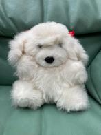 Peluche chien blanc, Collections, Ours & Peluches, Comme neuf, Autres marques, Autres types