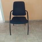 Blauwe stoelen, 4 stuks, Huis en Inrichting, Stoelen, Ophalen, Gebruikt, Blauw, Metaal