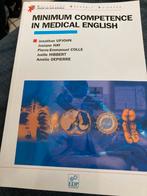 Minimum competence in medical english, Livres, Enlèvement, Comme neuf