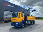 MAN TGS 35.440 8x4 Tridem Kipper/ Z-Kraan Euro 6 (bj 2014), Auto's, Vrachtwagens, Automaat, 324 kW, Euro 6, Overige kleuren